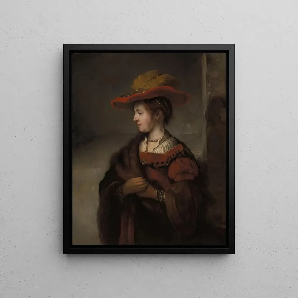 Maalaus Saskia van Uylenburgh, taiteilijan Rembrandt - Abraham van Dijck | Taidetuloste