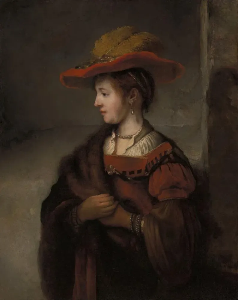 Maalaus Saskia van Uylenburgh, taiteilijan Rembrandt - Abraham van Dijck | Taidetuloste