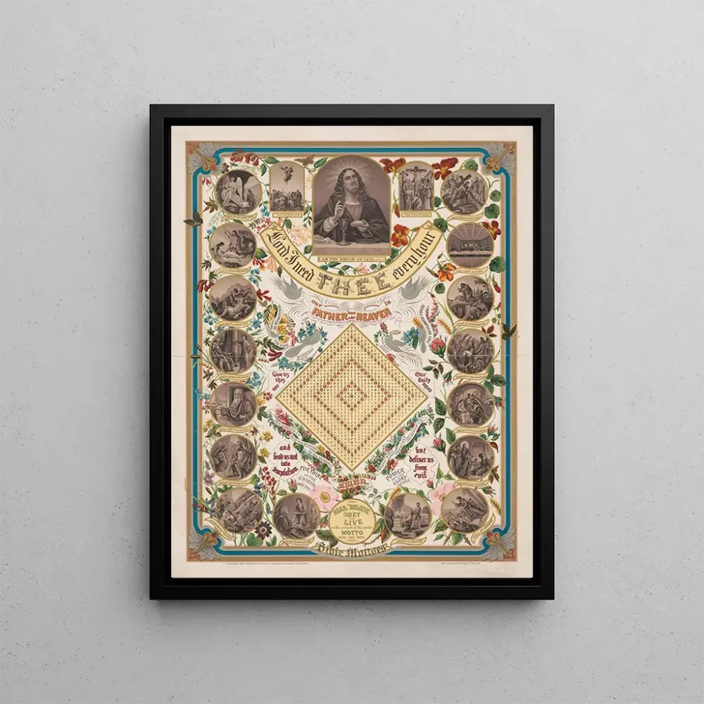 Maalaus Seigneur, j'ai besoin de toi chaque heure - Milwaukee Litho Engr Co | Taidetuloste