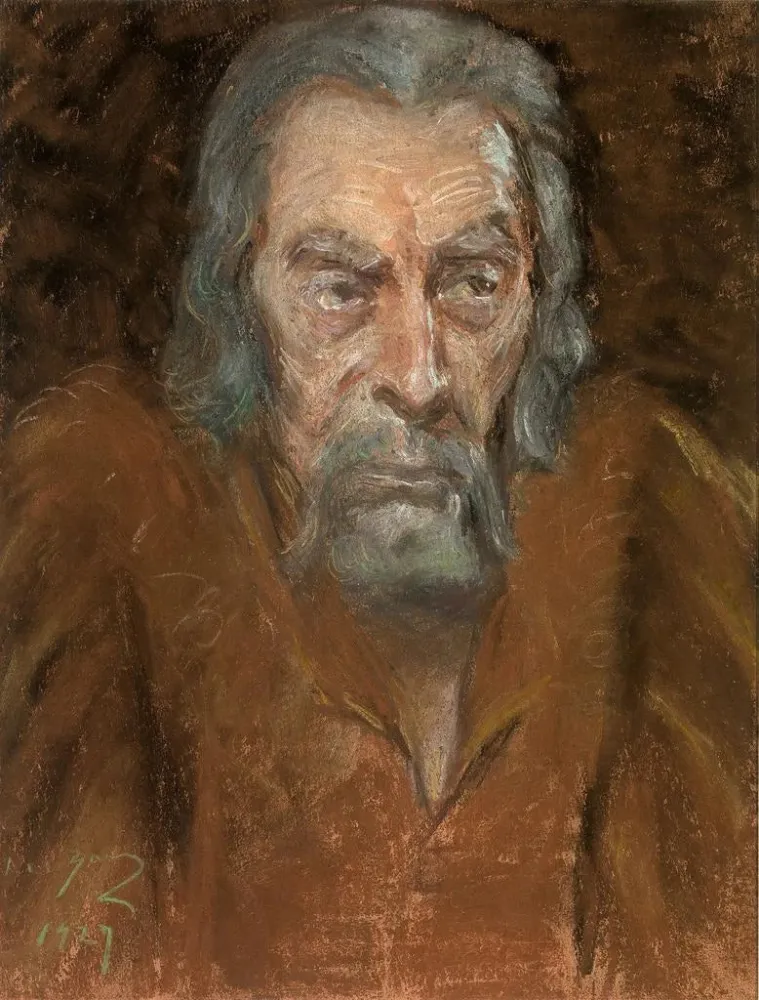Maalaus R. D. Shepherd roolissa Shylock - Alice Pike Barney | Taidetuloste