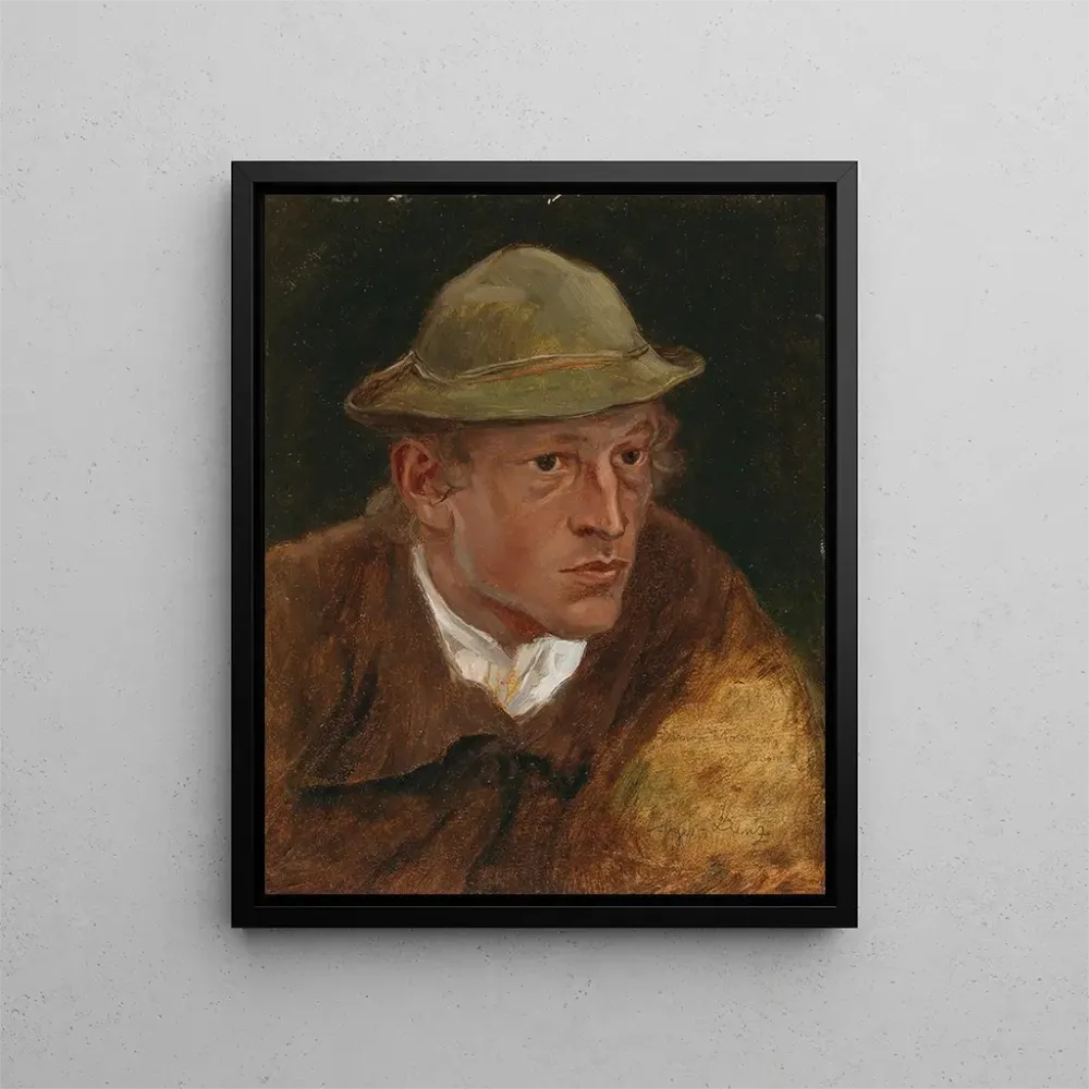 Maalaus Simon Moser tutkimus La Croix - Albin Egger-Lienz | Taidetuloste