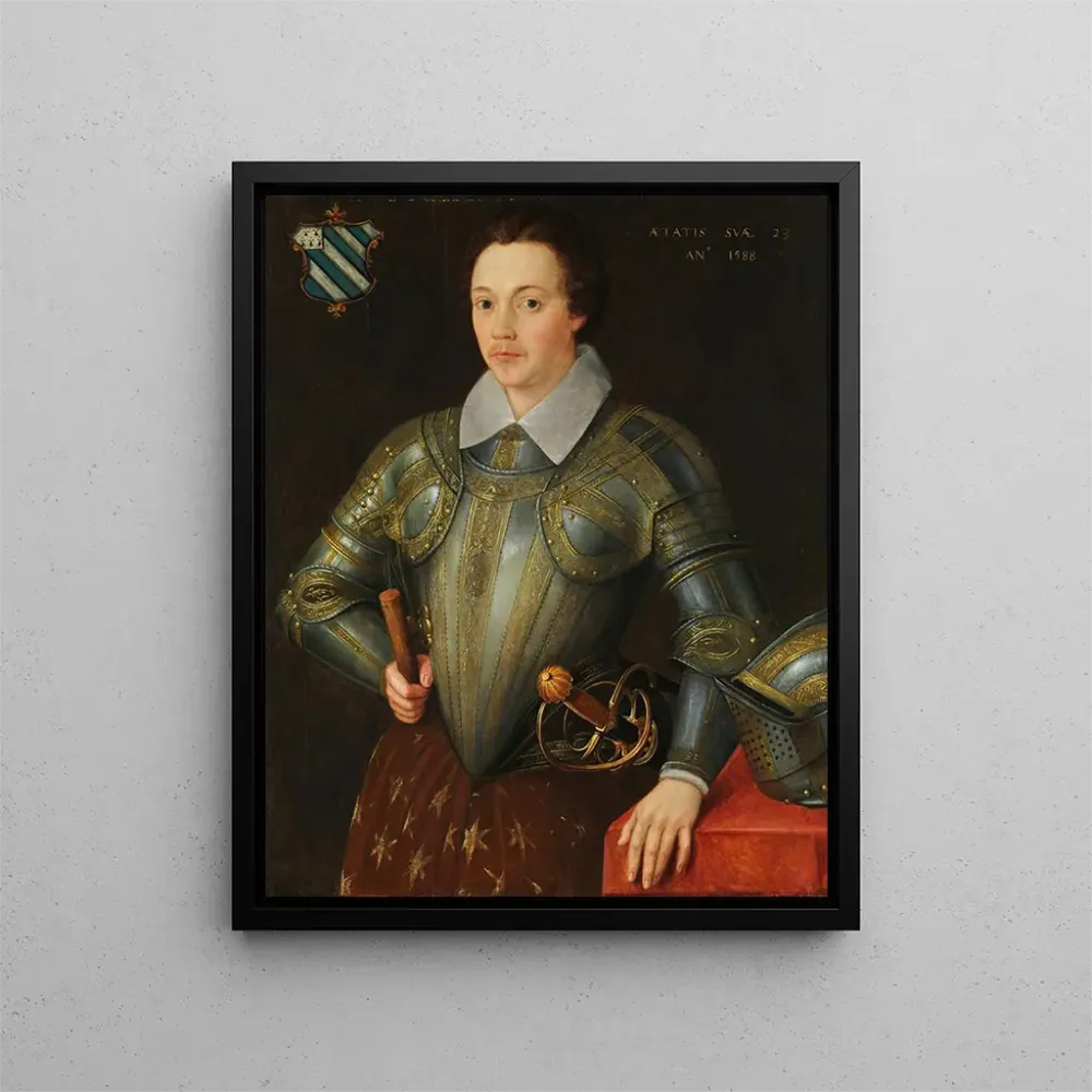 Maalaus Sir John Shurley d'Isfield - Anonyymi | Taidetuloste