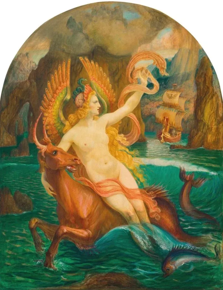 Maalaus La Sirène - Armand Point | Taidetuloste