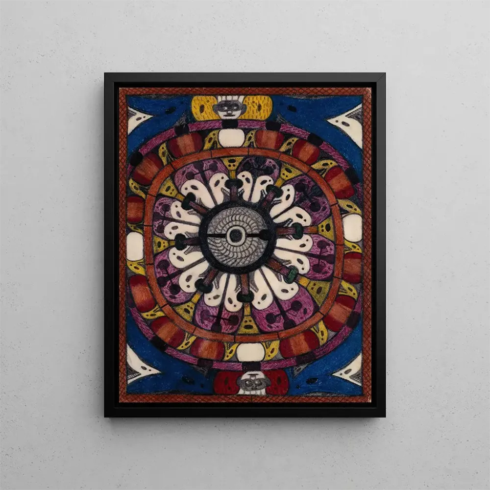 Maalaus Skt AdolfRaadHall près de Berne - Adolf Wölfli | Taidetuloste