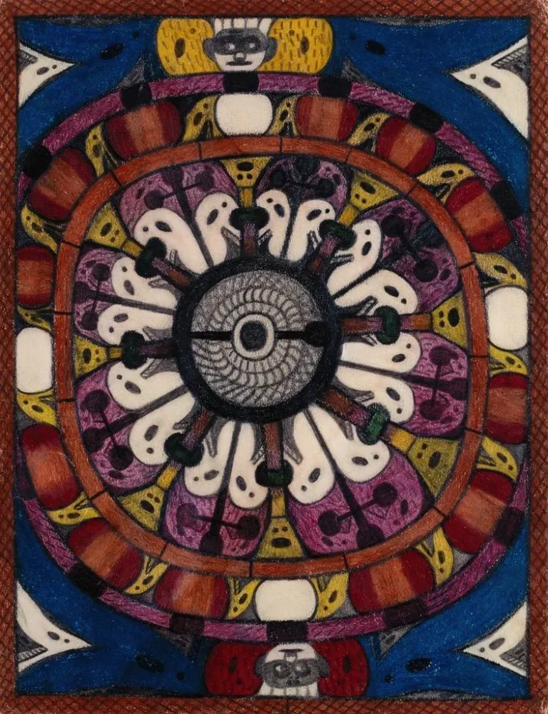 Maalaus Skt AdolfRaadHall près de Berne - Adolf Wölfli | Taidetuloste
