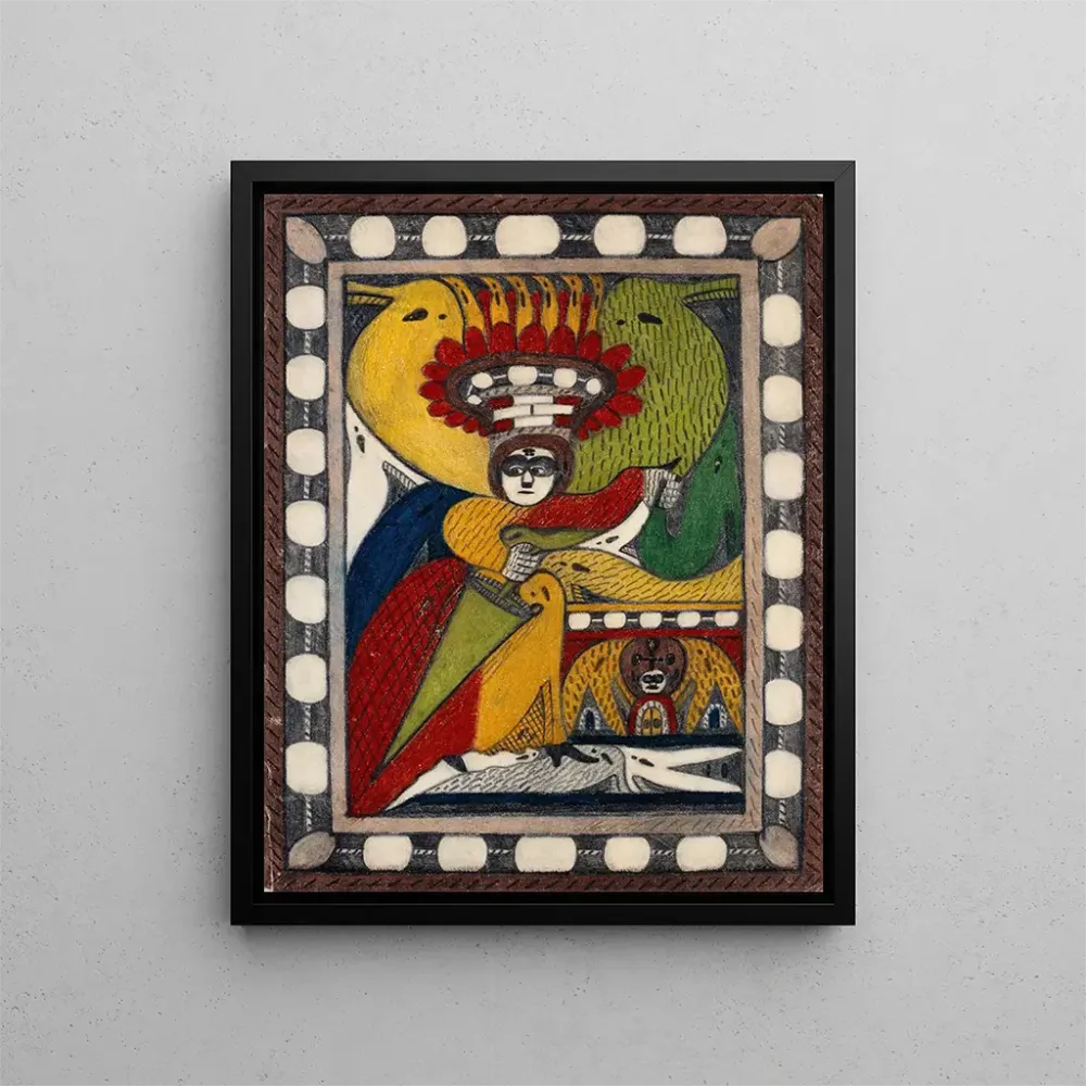 Maalaus Skt AdolfThronAlpaRoosali - Adolf Wölfli | Taidetuloste