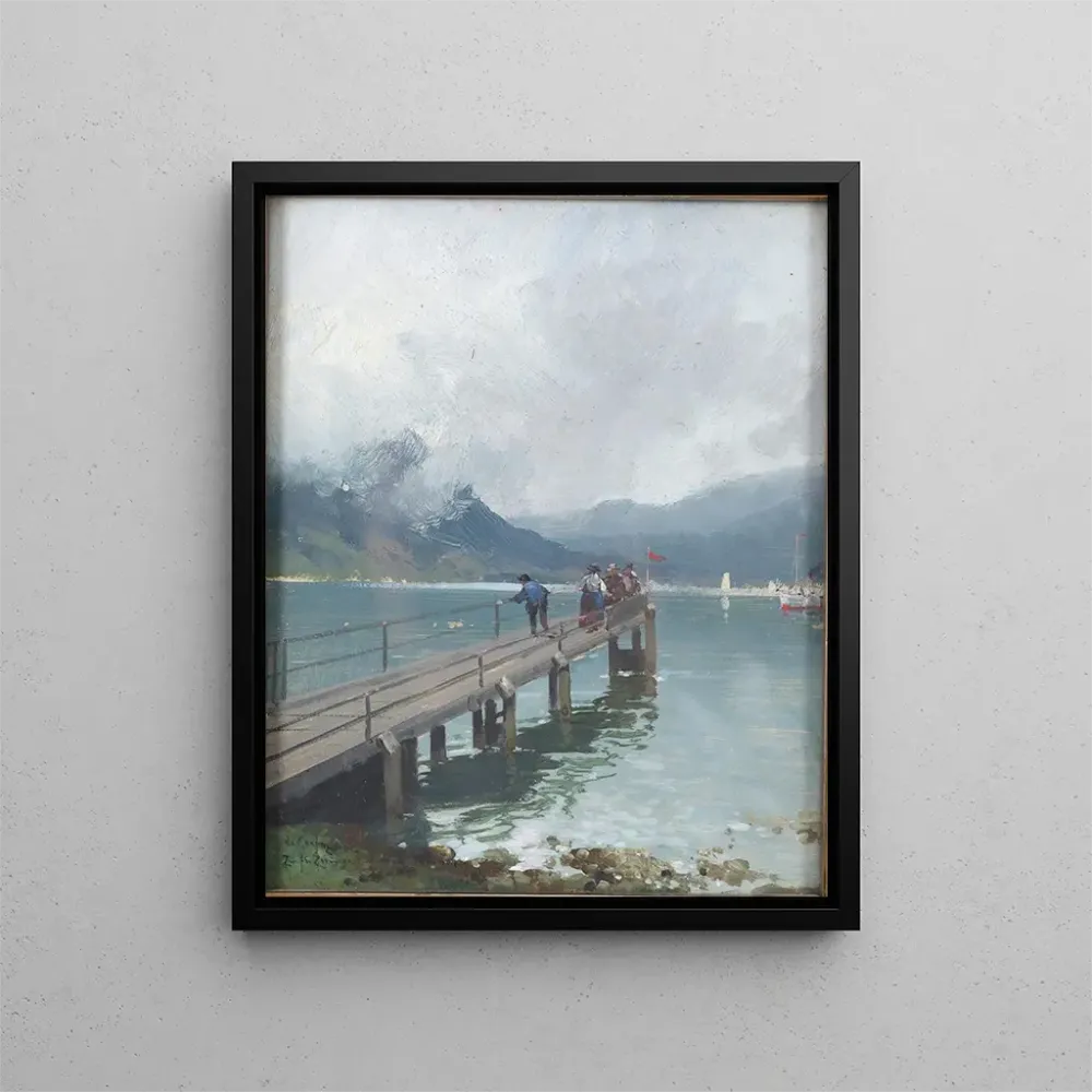 Maalaus En souvenir de l'été - Adolf Kaufmann | Taidetuloste