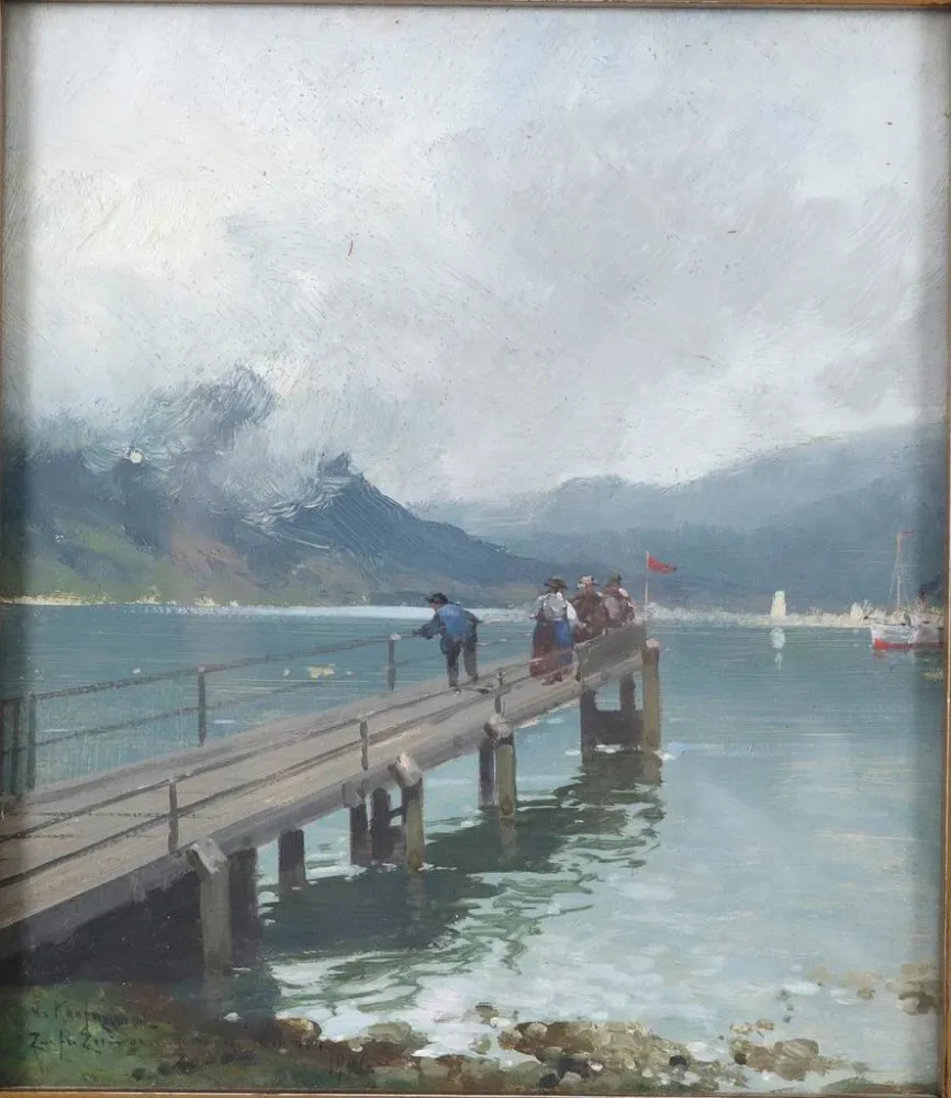 Maalaus En souvenir de l'été - Adolf Kaufmann | Taidetuloste