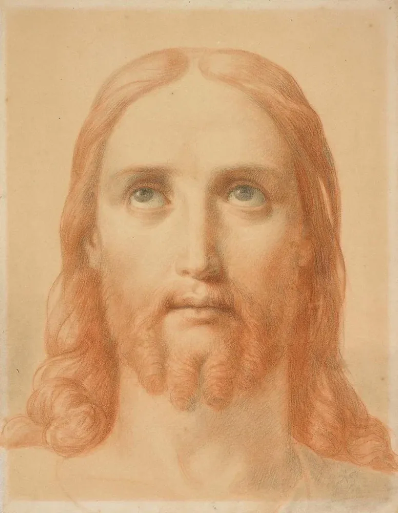 Maalaus Study Christ Consolateur - Ary Scheffer | Taidetuloste