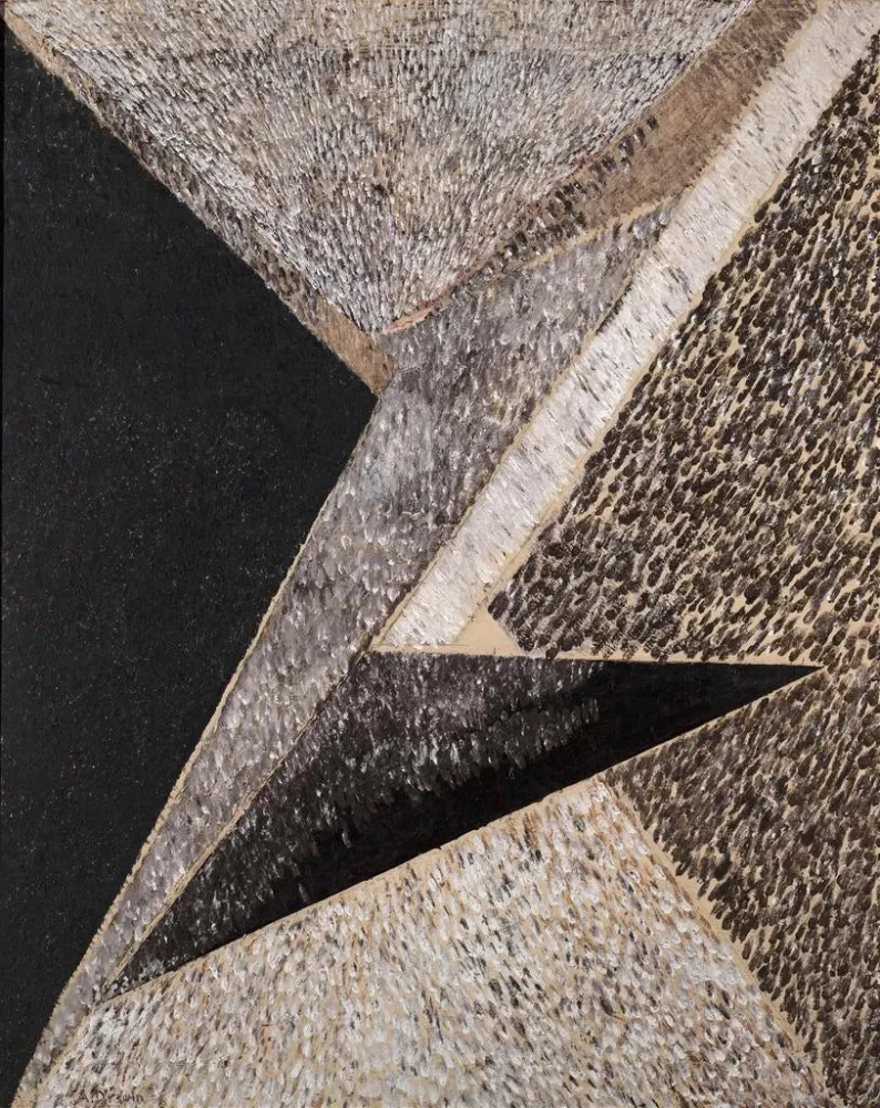 Maalaus Suprématisme anciennement Abstraction - Alexander Drewin | Taidetuloste