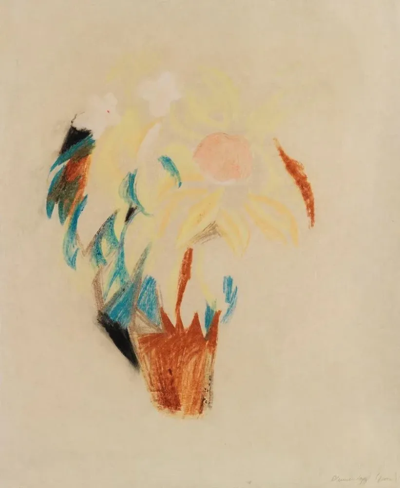 Maalaus Suuri kukkaruukku - August Macke | Taidetuloste