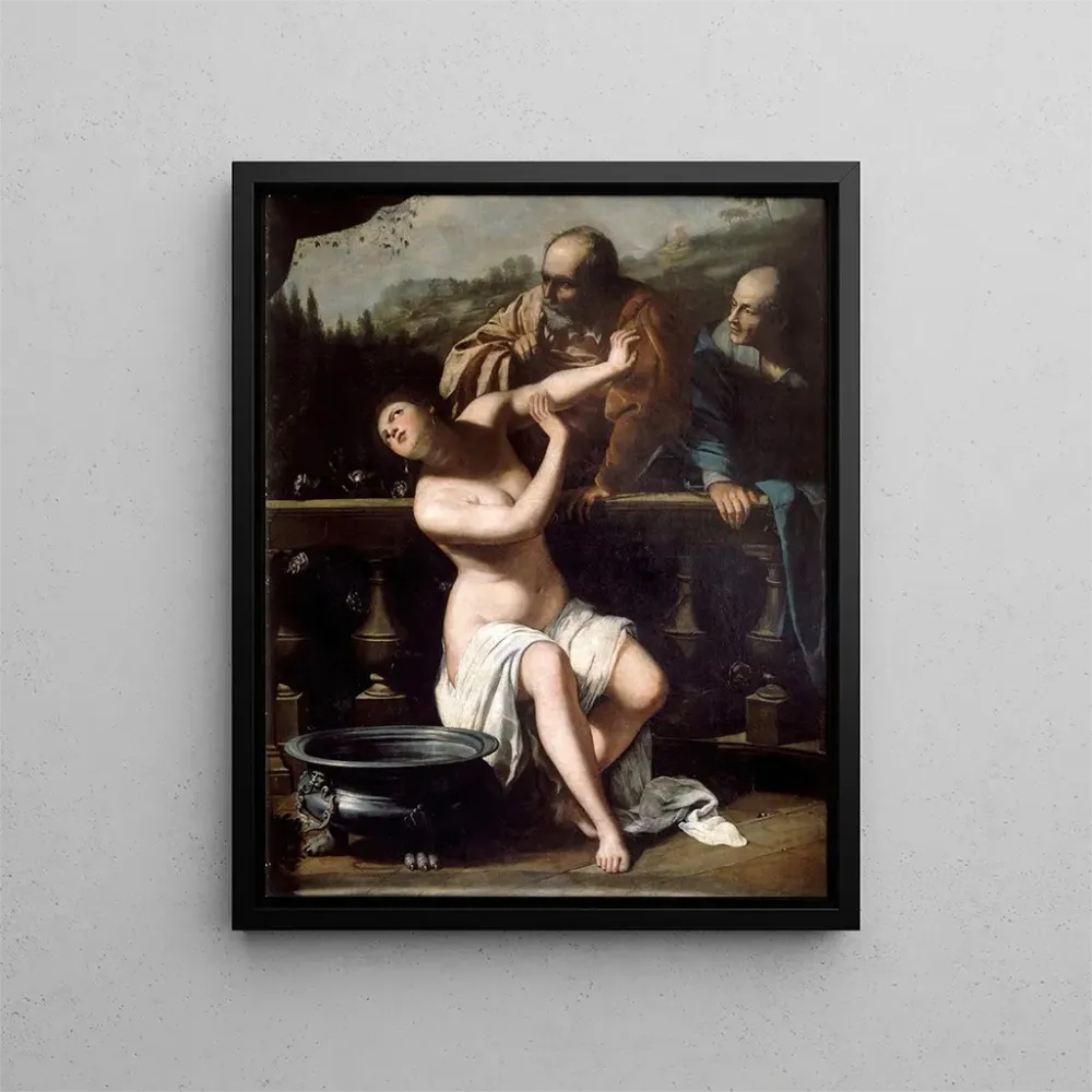 Maalaus Suzanne et les vieillards - Artemisia Gentileschi | Taidetuloste
