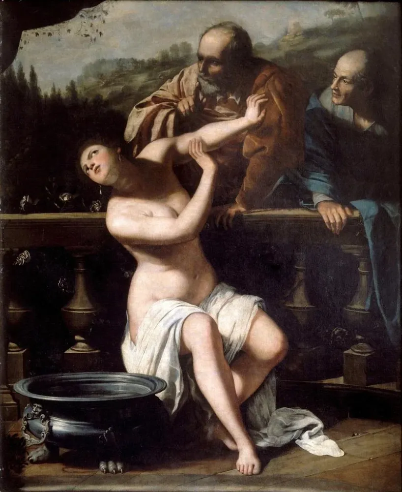 Maalaus Suzanne et les vieillards - Artemisia Gentileschi | Taidetuloste