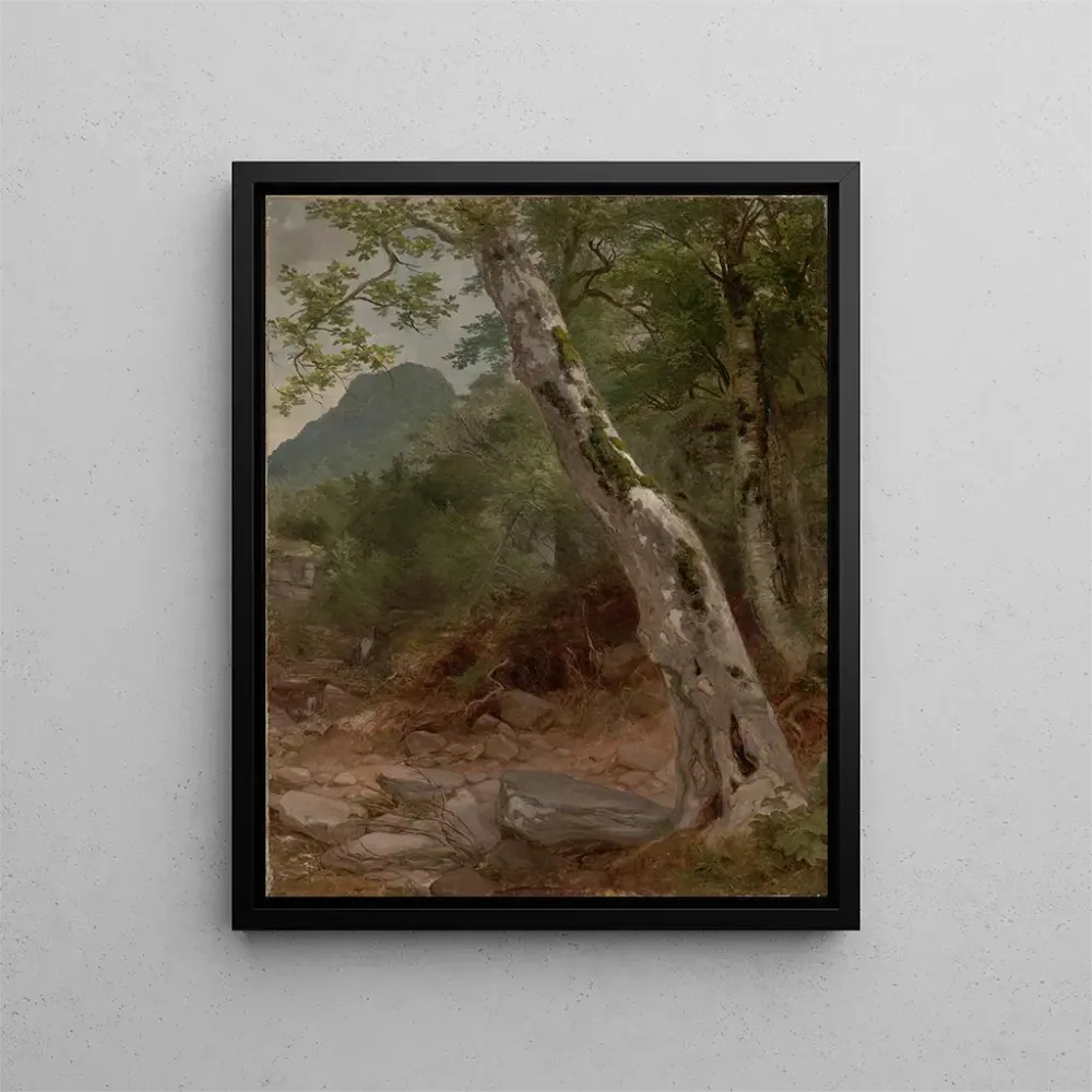 Maalaus Un sycomore Plaaterkill Clove Le sycomore Kaaterskill Clove - Asher Brown Durand | Taidetuloste