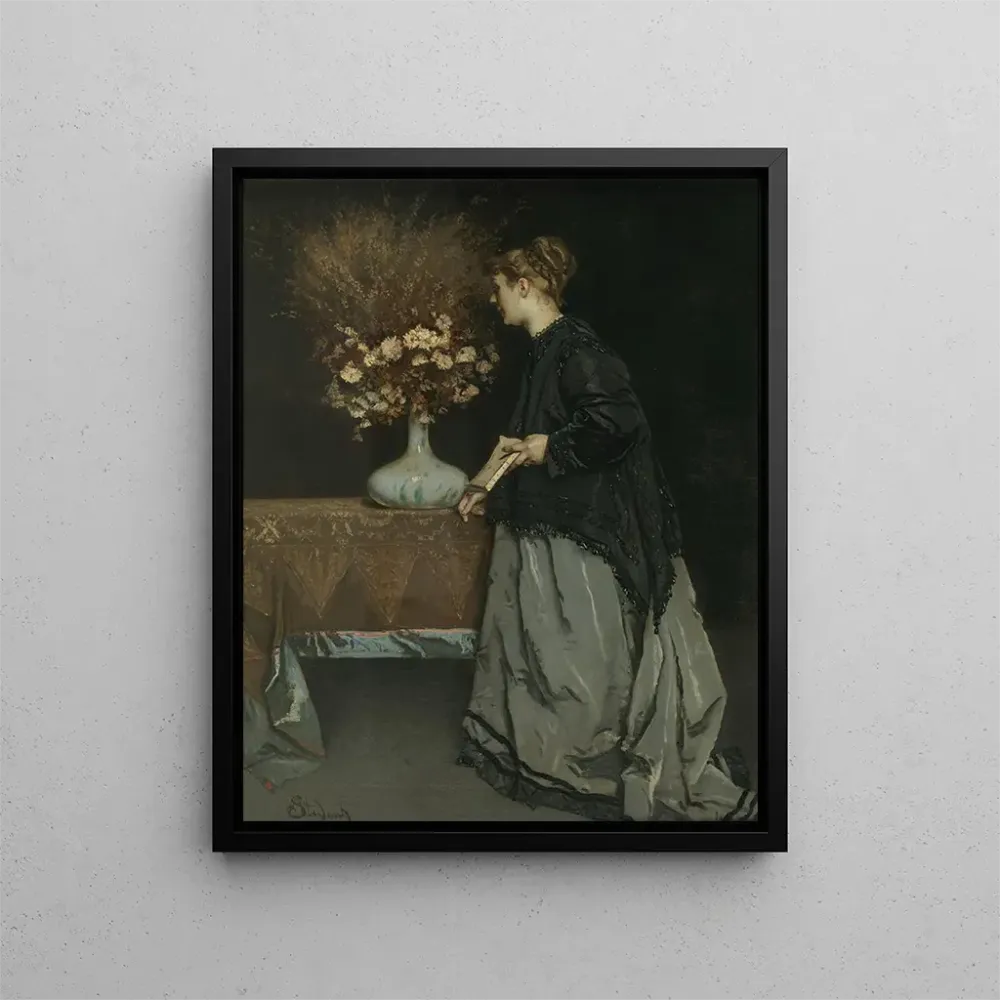 Maalaus Syksyn kukat - Alfred Stevens | Taidetuloste