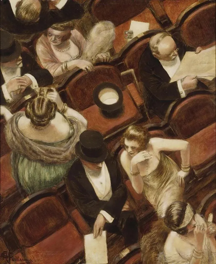 Maalaus Teatterissa - Albert Guillaume | Taidetuloste