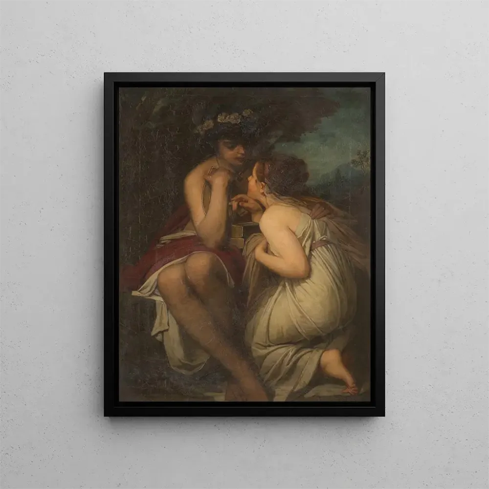Maalaus Tendre rencontre - Anonyymi | Taidetuloste