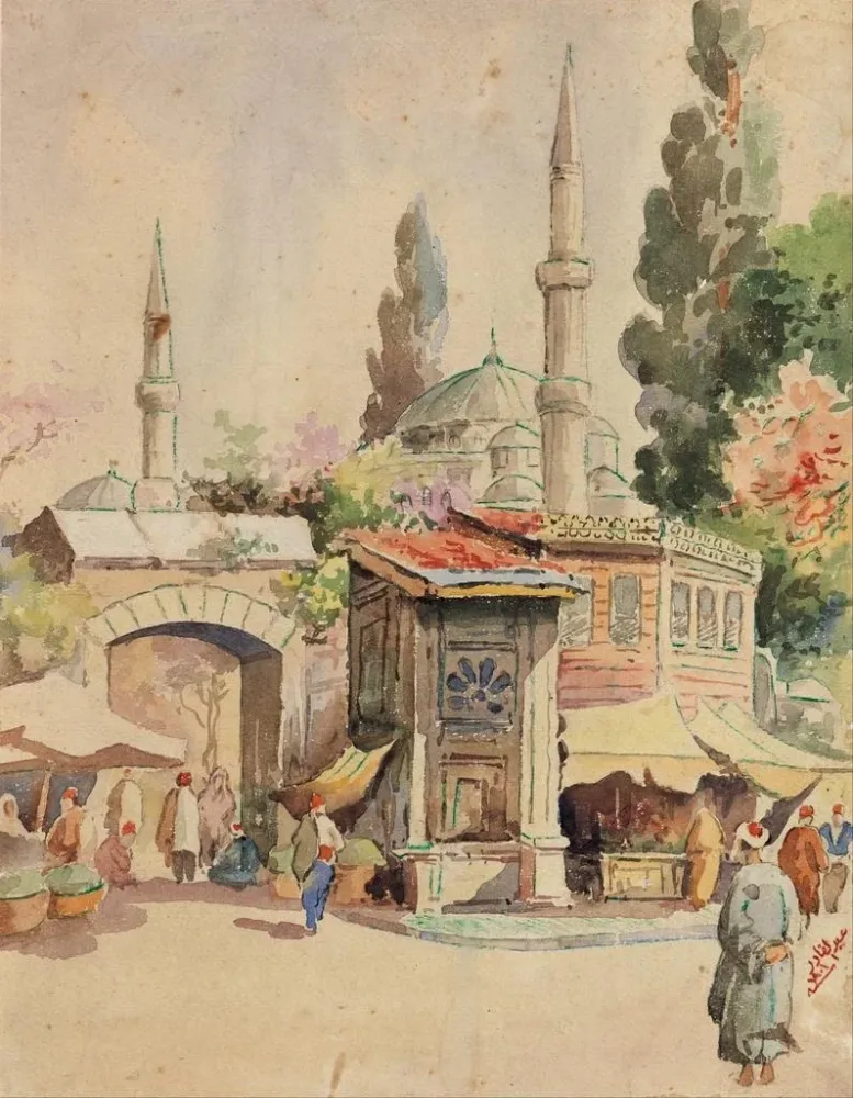Maalaus Titre inconnu - Abdul Qadir Al-Rassam | Taidetuloste