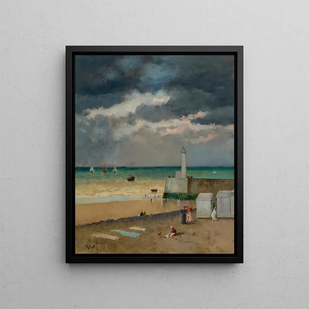 Maalaus Le Transport - Alfred Stevens | Taidetuloste