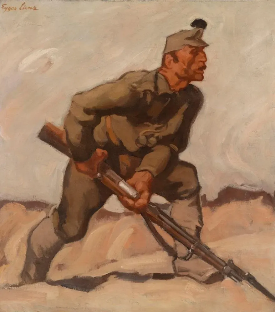 Maalaus Trésors impériaux - Albin Egger-Lienz | Taidetuloste