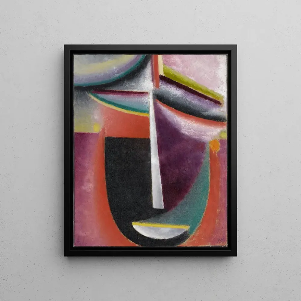 Maalaus Tête abstraite Mysterium - Alexej von Jawlensky | Taidetuloste