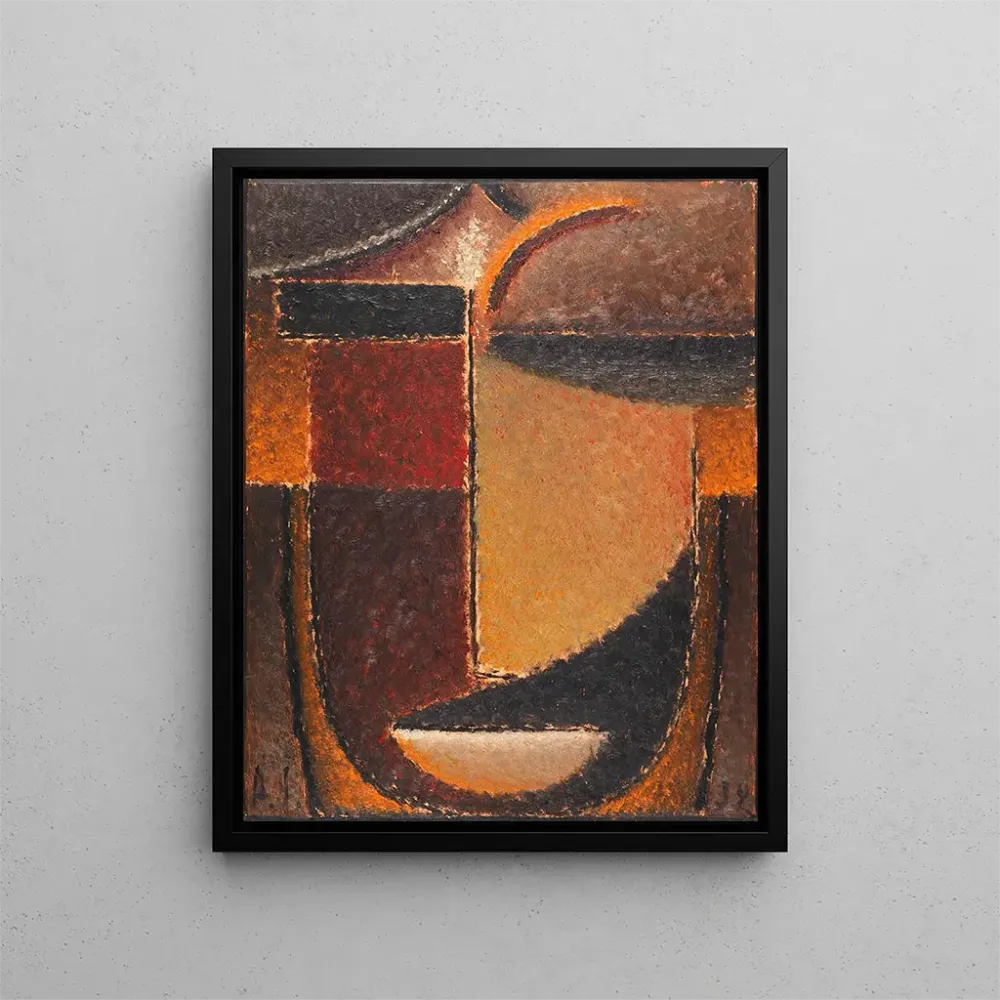 Maalaus Tête abstraite orientale - Alexej von Jawlensky | Taidetuloste