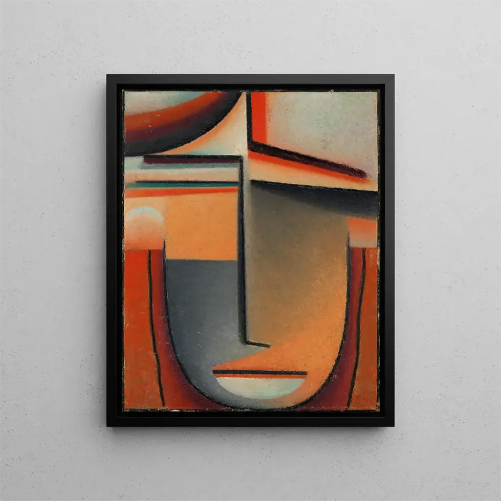 Maalaus Tête abstraite tragique - Alexej von Jawlensky | Taidetuloste