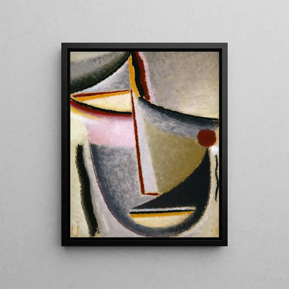 Maalaus Tête abstraite Tête constructive - Alexej von Jawlensky | Taidetuloste