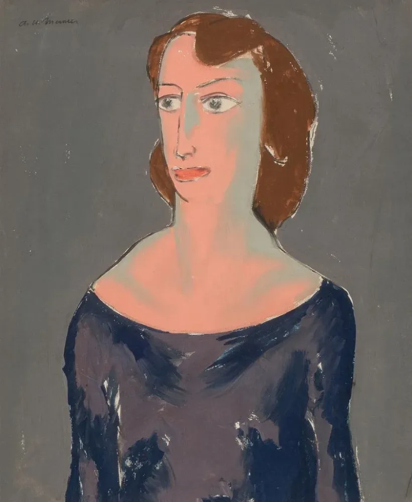 Maalaus Tête - Alfred Henry Maurer | Taidetuloste