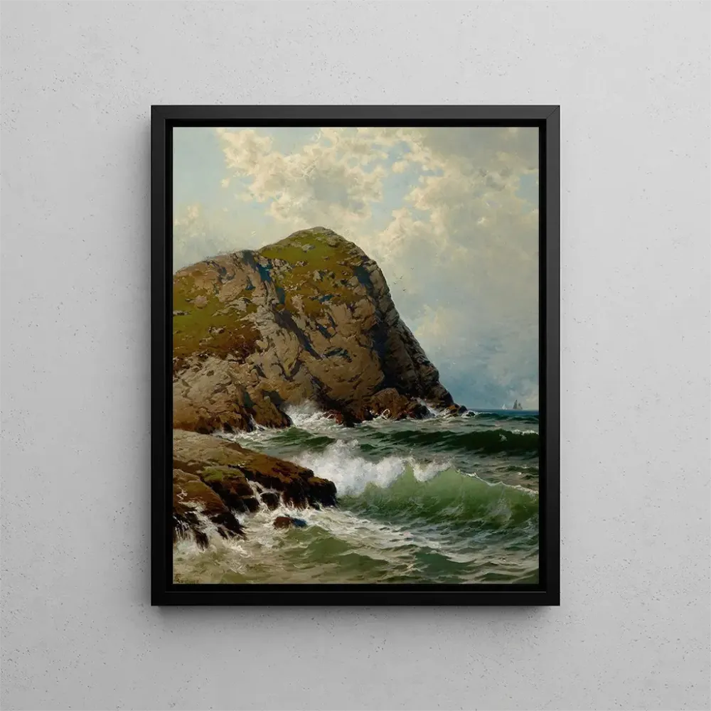 Maalaus Tête blanche Monhegan - Alfred Thompson Bricher | Taidetuloste