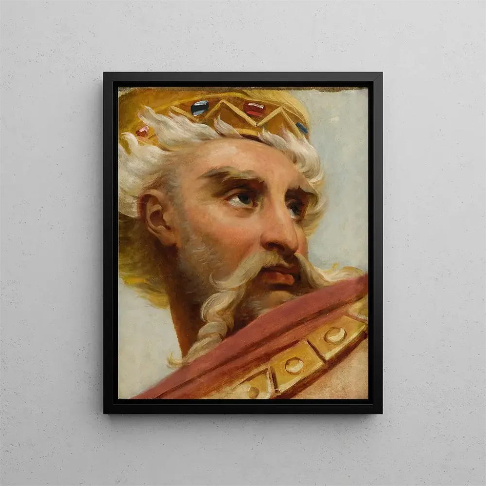 Maalaus Tête de Charlemagne - Antoine-Jean Gros | Taidetuloste