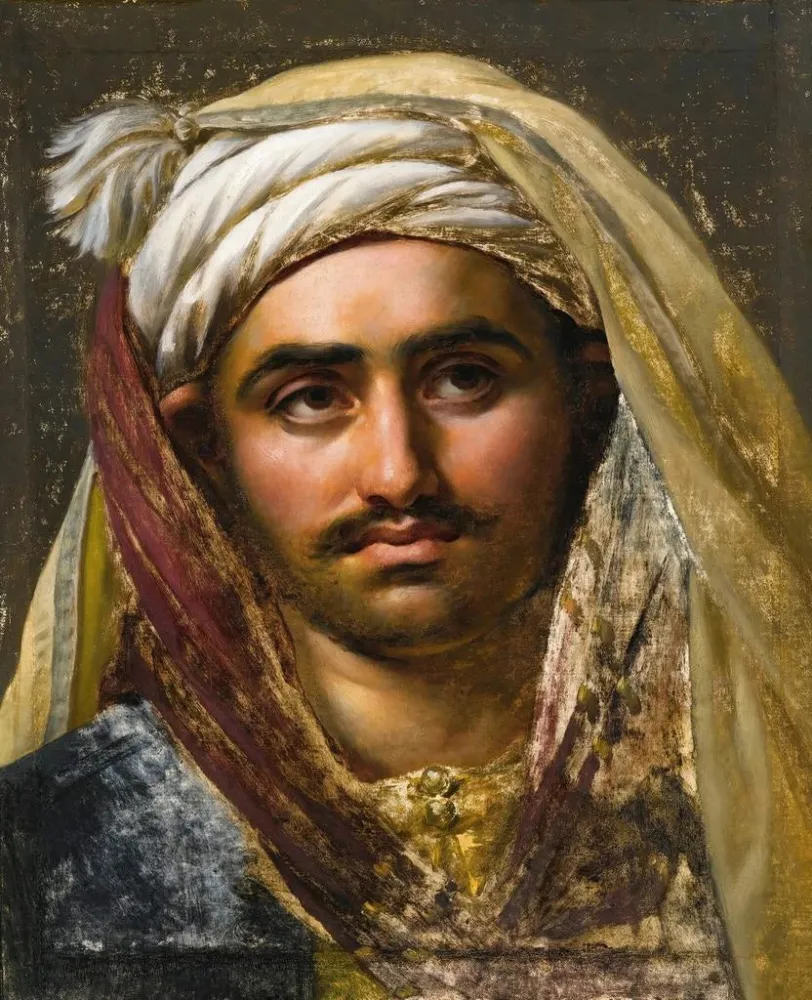Maalaus Tête d'un jeune Turc - Anne-Louis Girodet-Trioson | Taidetuloste