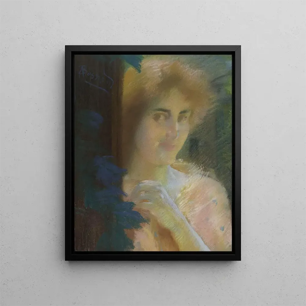 Maalaus Tête de femme - Albert Besnard | Taidetuloste