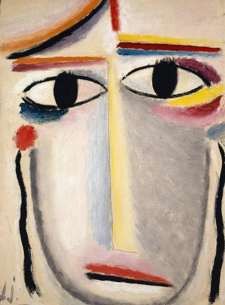 Maalaus Tête de femme - Alexej von Jawlensky | Taidetuloste