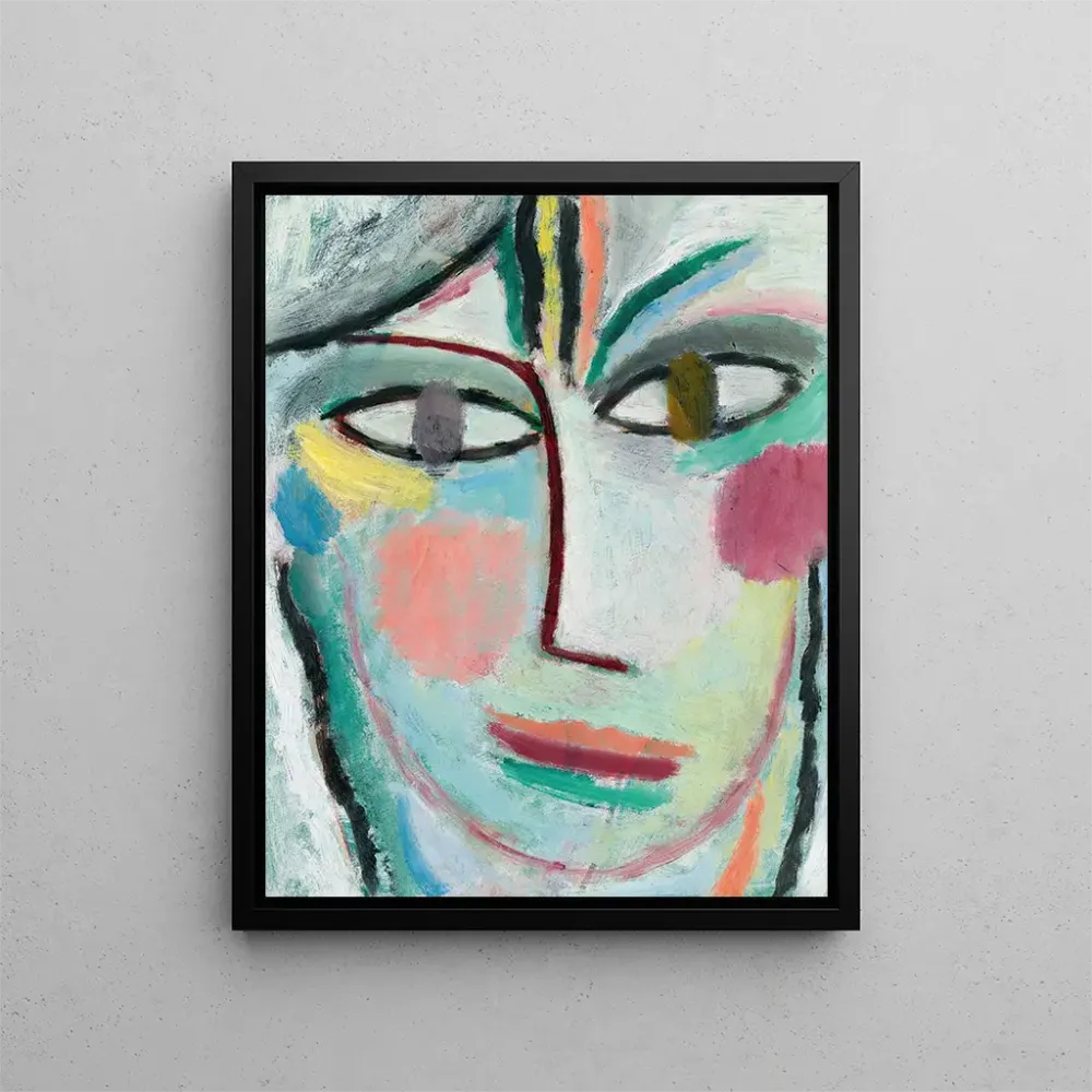 Maalaus Tête de femme Femina - Alexej von Jawlensky | Taidetuloste