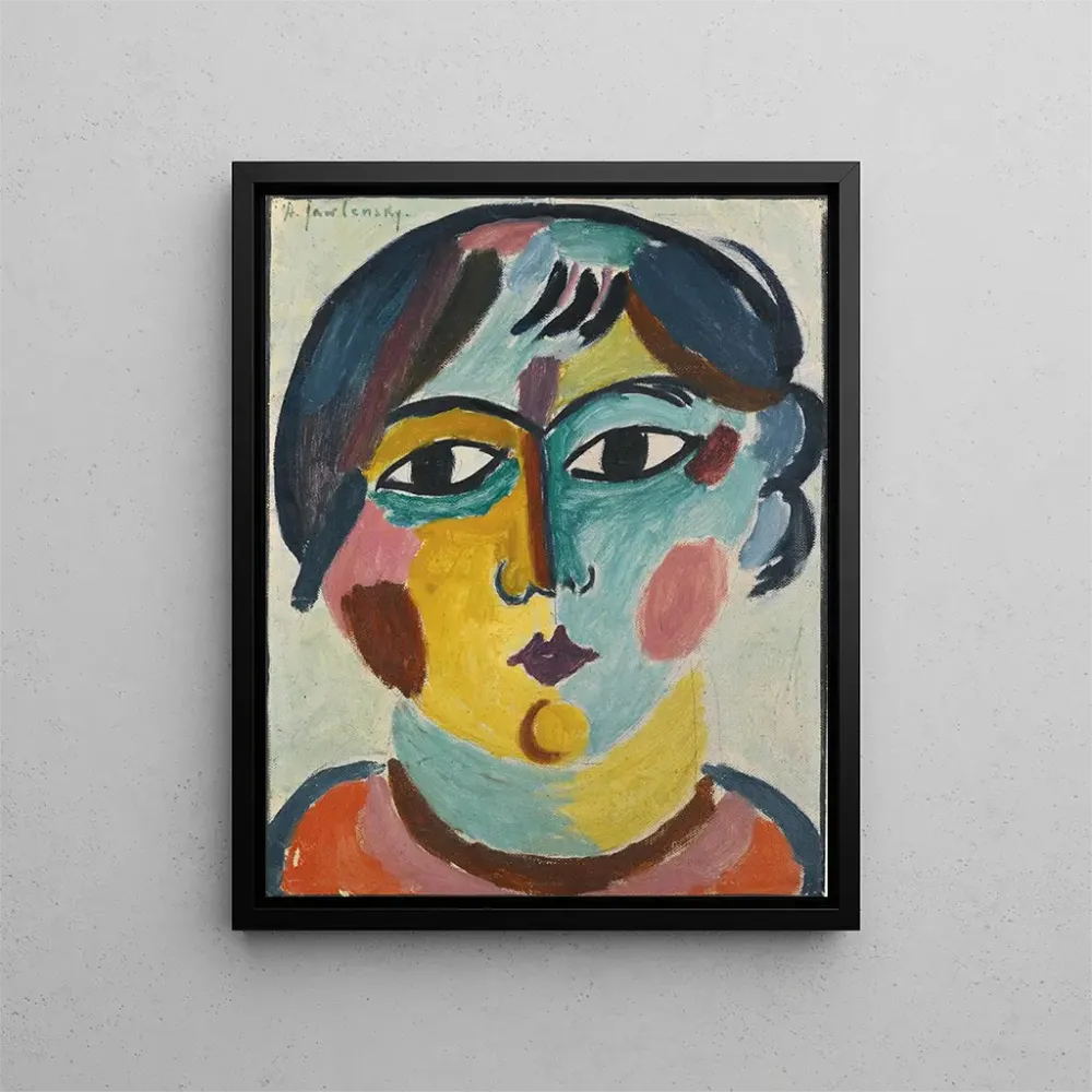 Maalaus Tête de fille - Alexej von Jawlensky | Taidetuloste