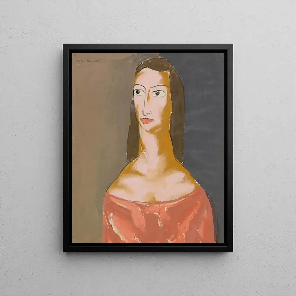 Maalaus Tête de fille - Alfred Henry Maurer | Taidetuloste