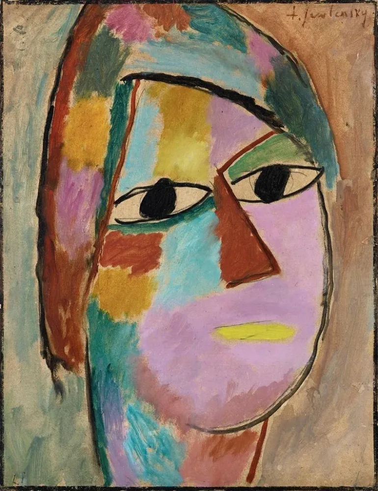 Maalaus Tête mystique - Alexej von Jawlensky | Taidetuloste