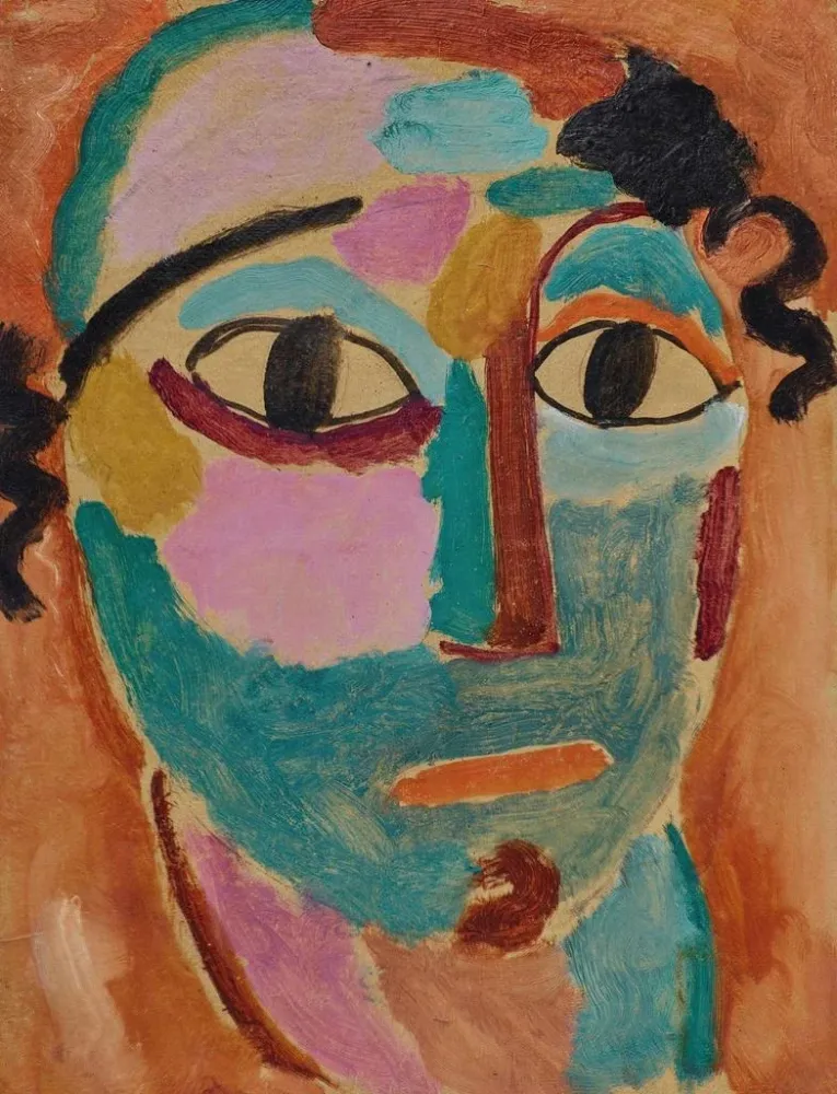 Maalaus Tête mystique La Merveille - Alexej von Jawlensky | Taidetuloste