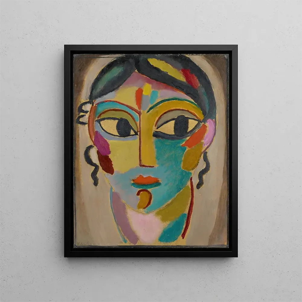 Maalaus Tête mystique Tête de fille de face - Alexej von Jawlensky | Taidetuloste