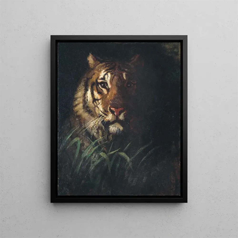 Maalaus Tête de tigre - Abbott Handerson Thayer | Taidetuloste