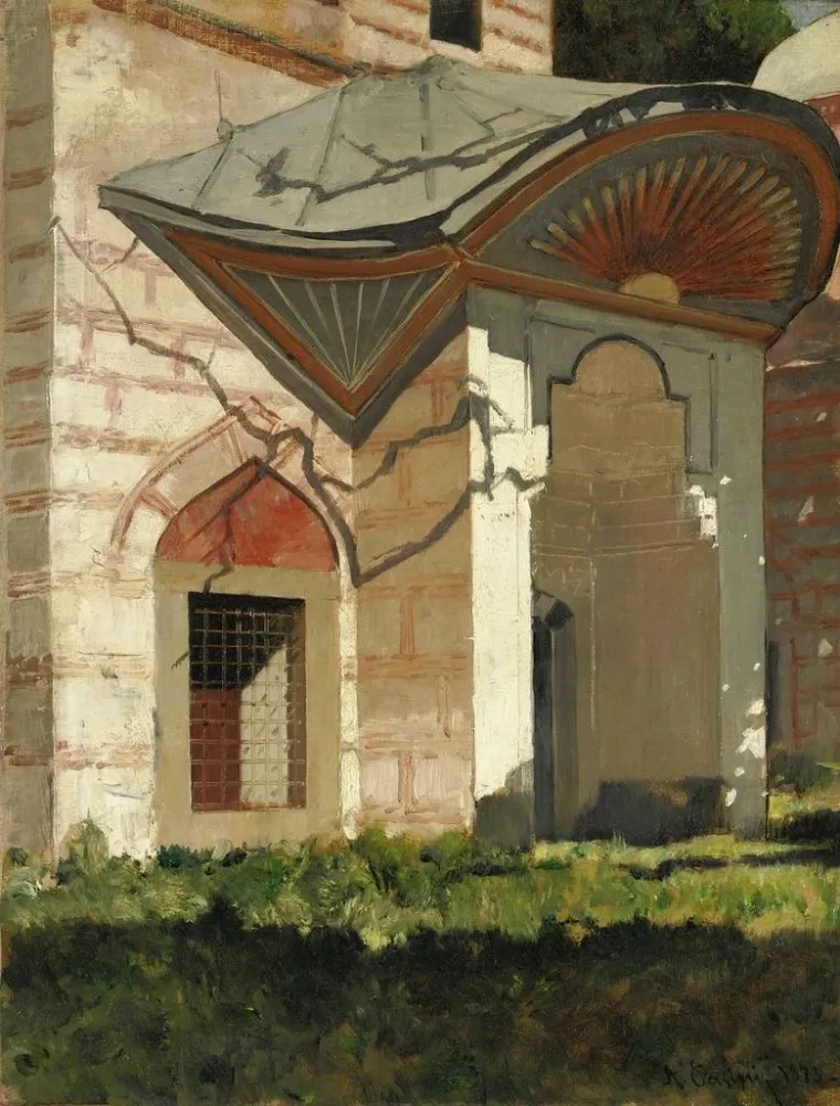 Maalaus Turbiinien oven auringonpaiste maalattu - Alberto Pasini | Taidetuloste