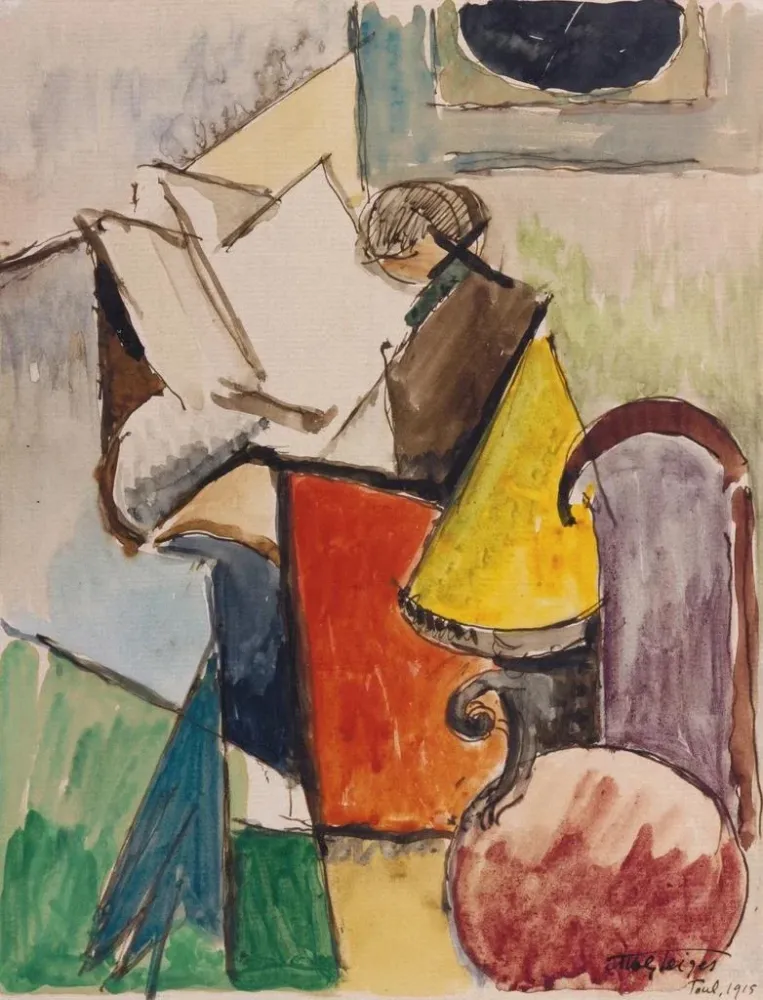 Maalaus Tutki Florent Schmittin muotokuvaa - Albert Gleizes | Taidetuloste