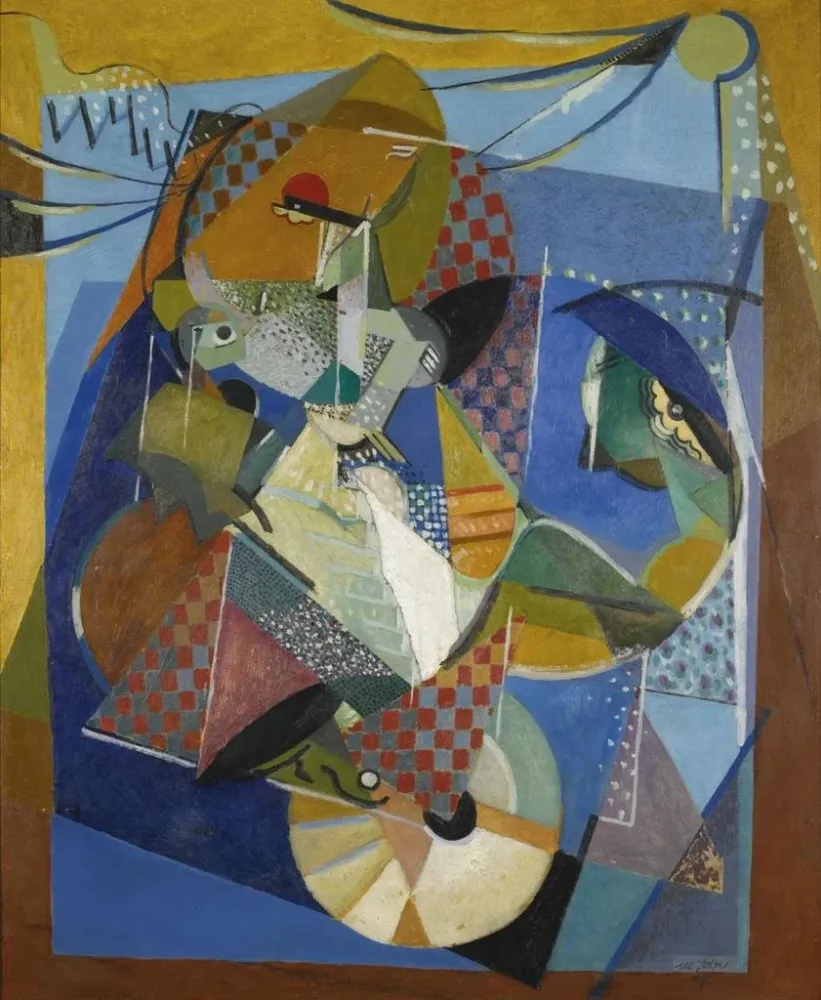 Maalaus Vaudeville - Albert Gleizes | Taidetuloste