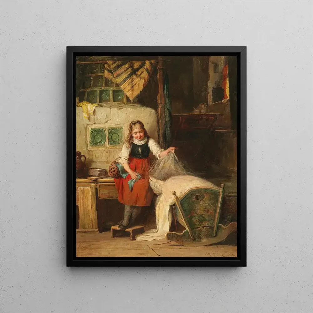 Maalaus Veljellinen rakkaus - August Müller | Taidetuloste