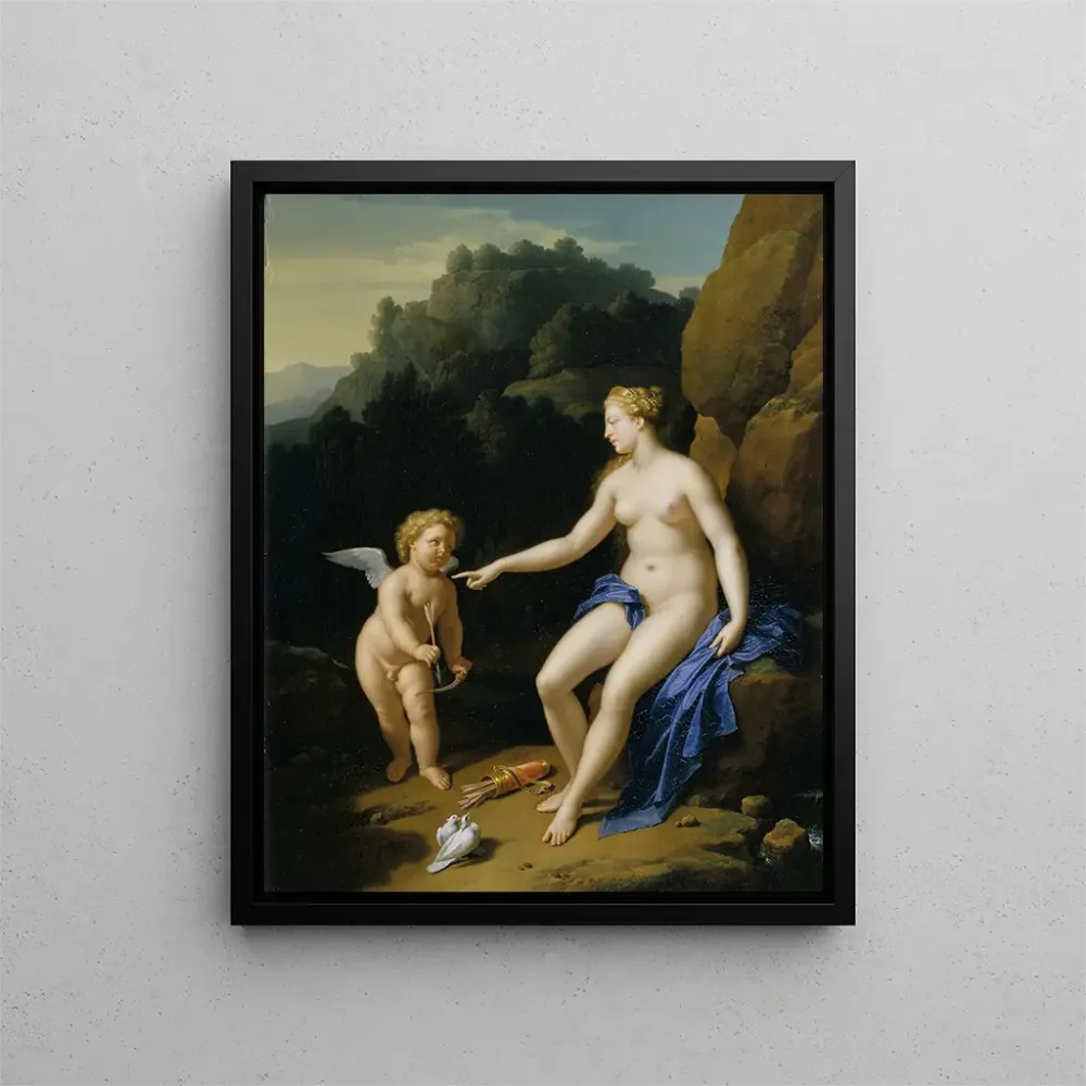 Maalaus Venus ja Cupido - Adriaen van der Werff
