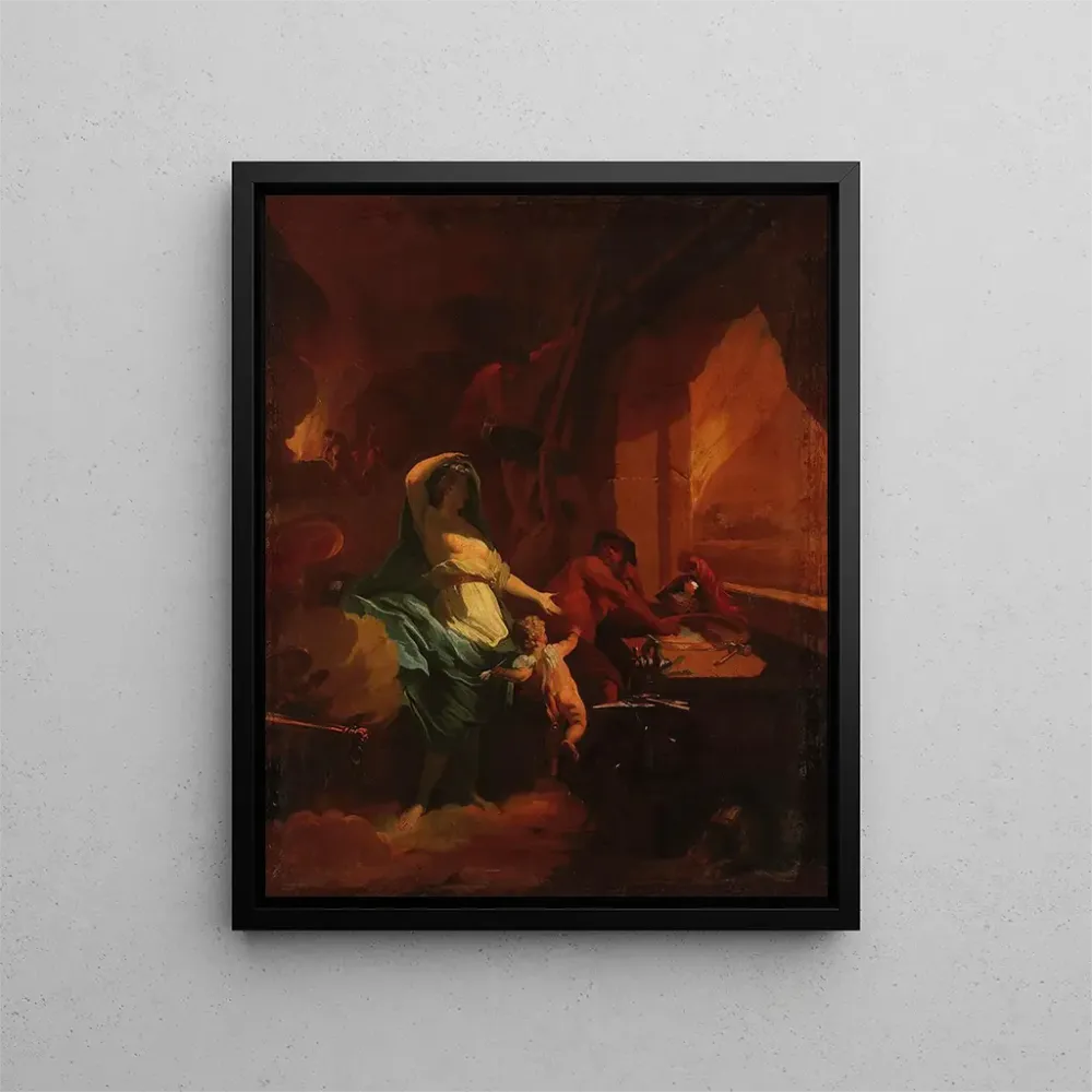 Maalaus Venus dans la forge de Vulcain - Après Jean-Baptiste Jouvenet | Taidetuloste