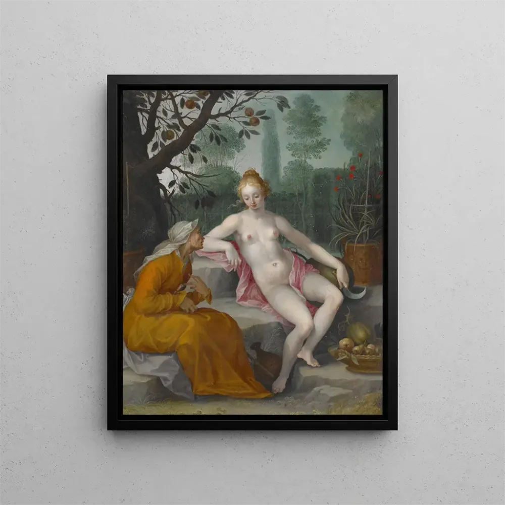 Maalaus Vertumne et Pomone - Après Abraham Bloemaert | Taidetuloste