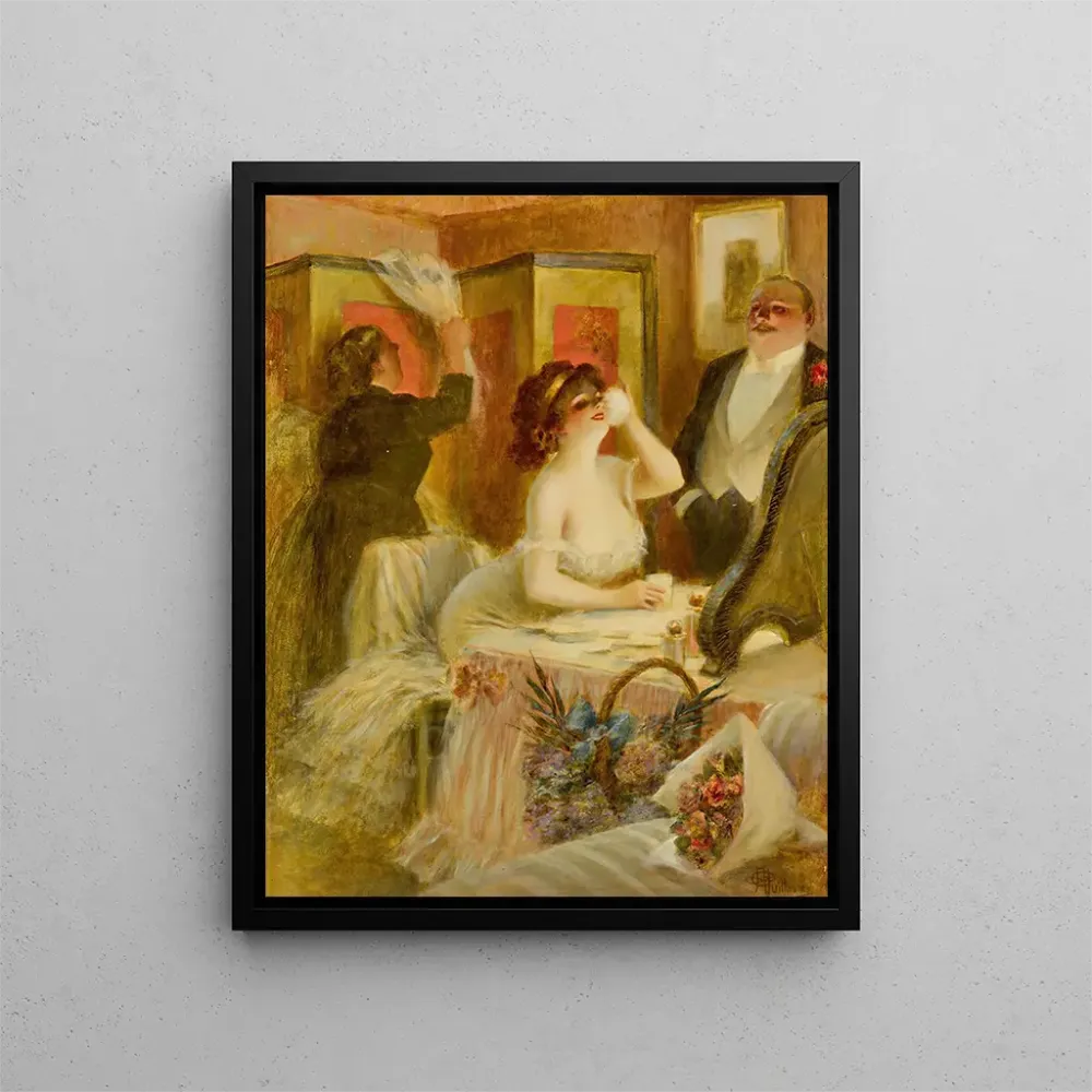 Maalaus Le Vestiaire - Albert Guillaume | Taidetuloste