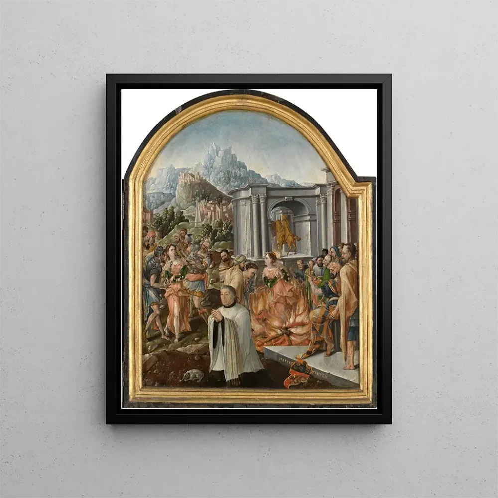 Maalaus La vie de sainte Apollonie - Anonyme | Taidetuloste